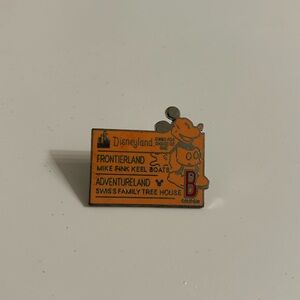 Mickey Mouse Disneyland B Ticket Pin